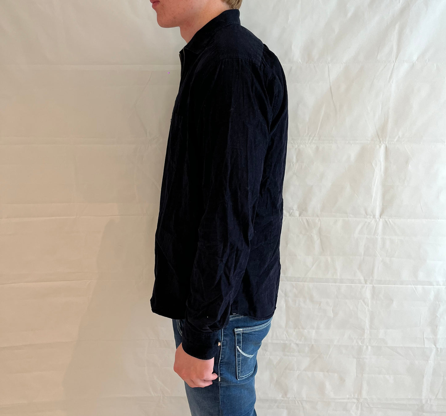 John Henric Overshirt Blue Men's