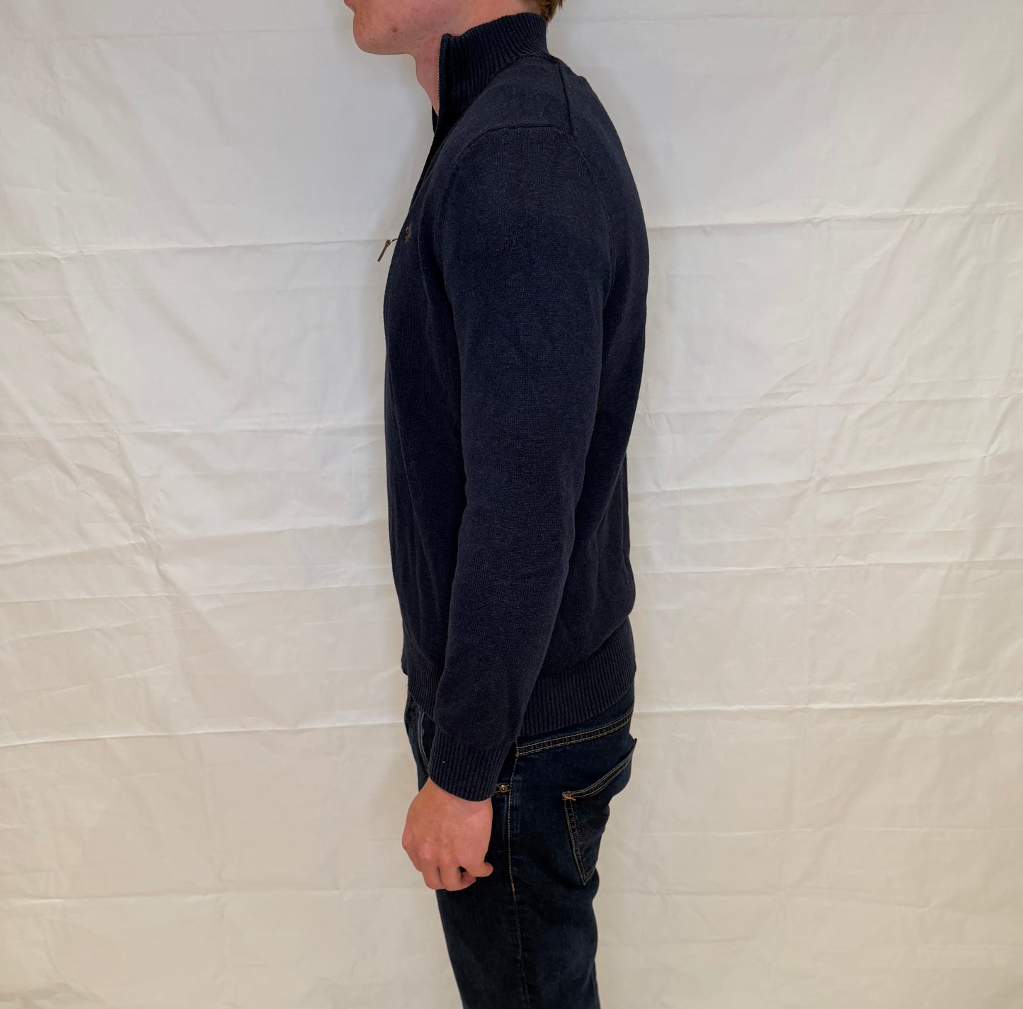 Morris Half Zip Blue Men's