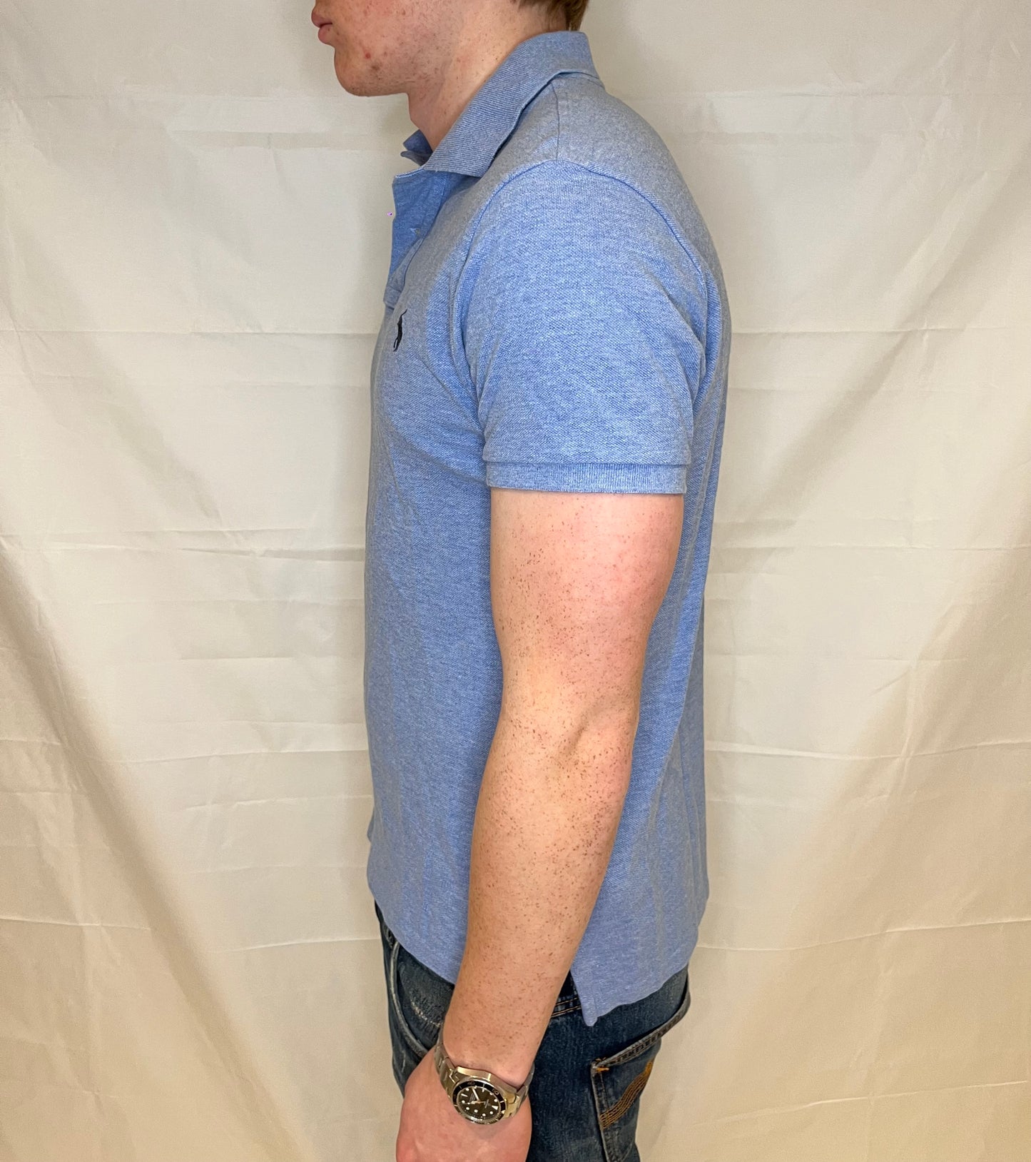 Polo Ralph Lauren Custom Slim Fit Polo Light Blue Men's