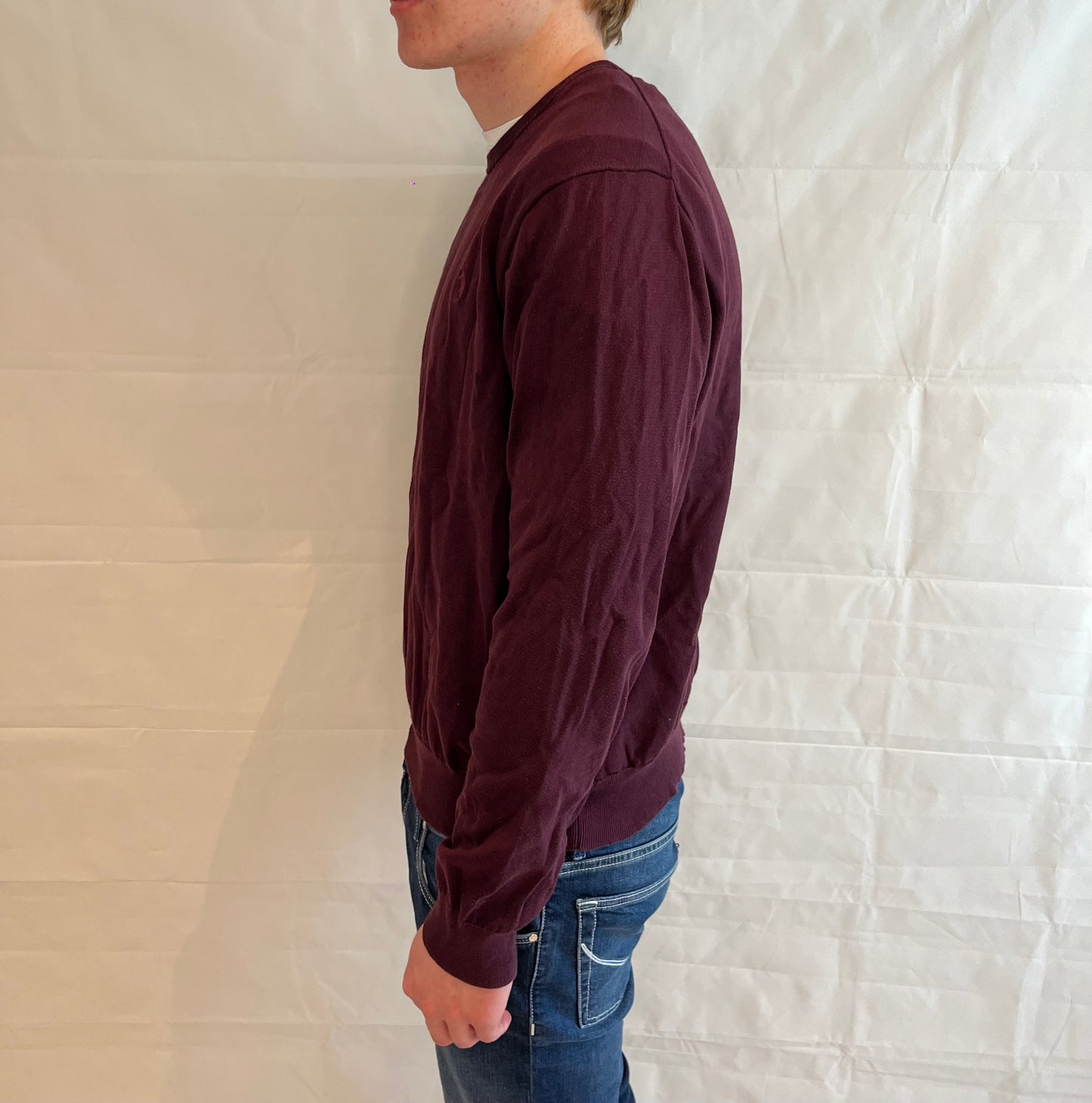 Polo Ralph Lauren Prima Cotton Sweater Wine Red Men's