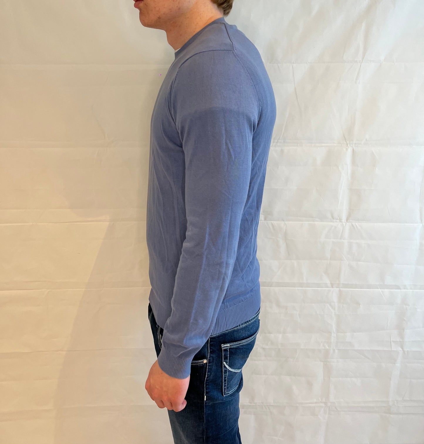 Massimo Dutti Sweater Light Blue Men's