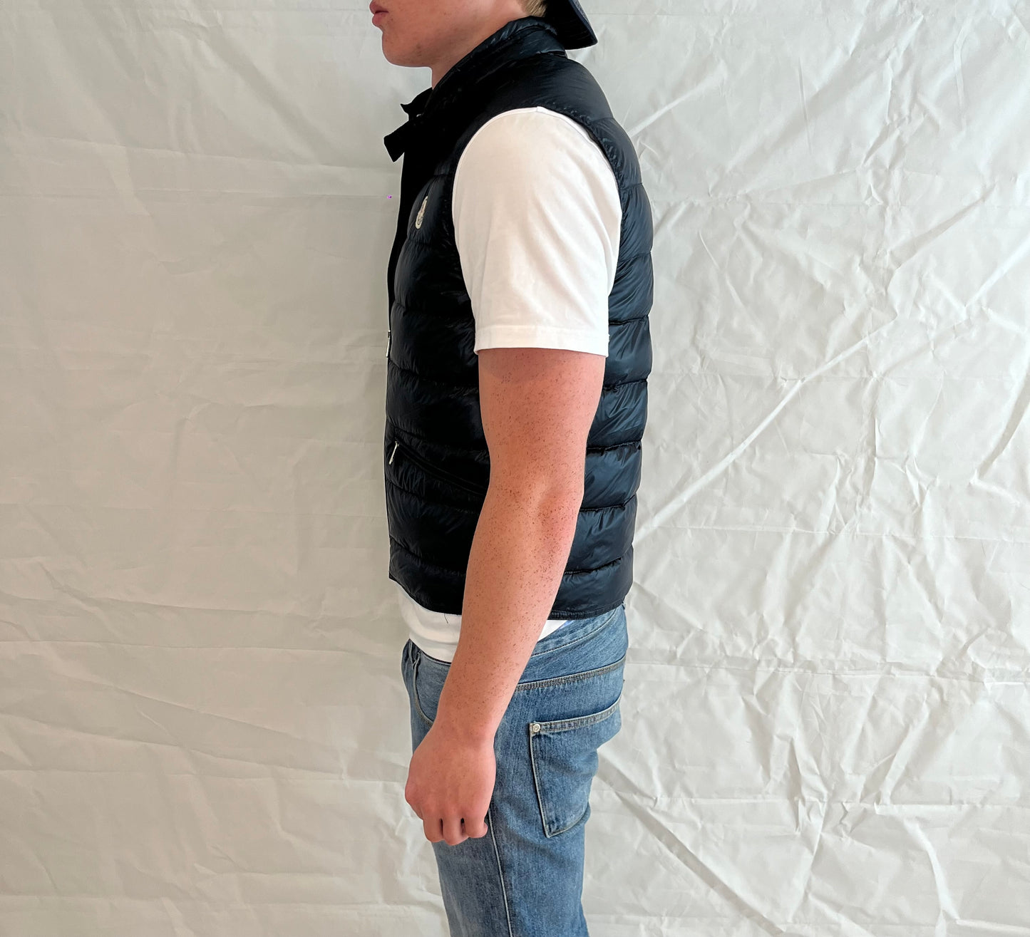Moncler Gui Vest Men's Blue