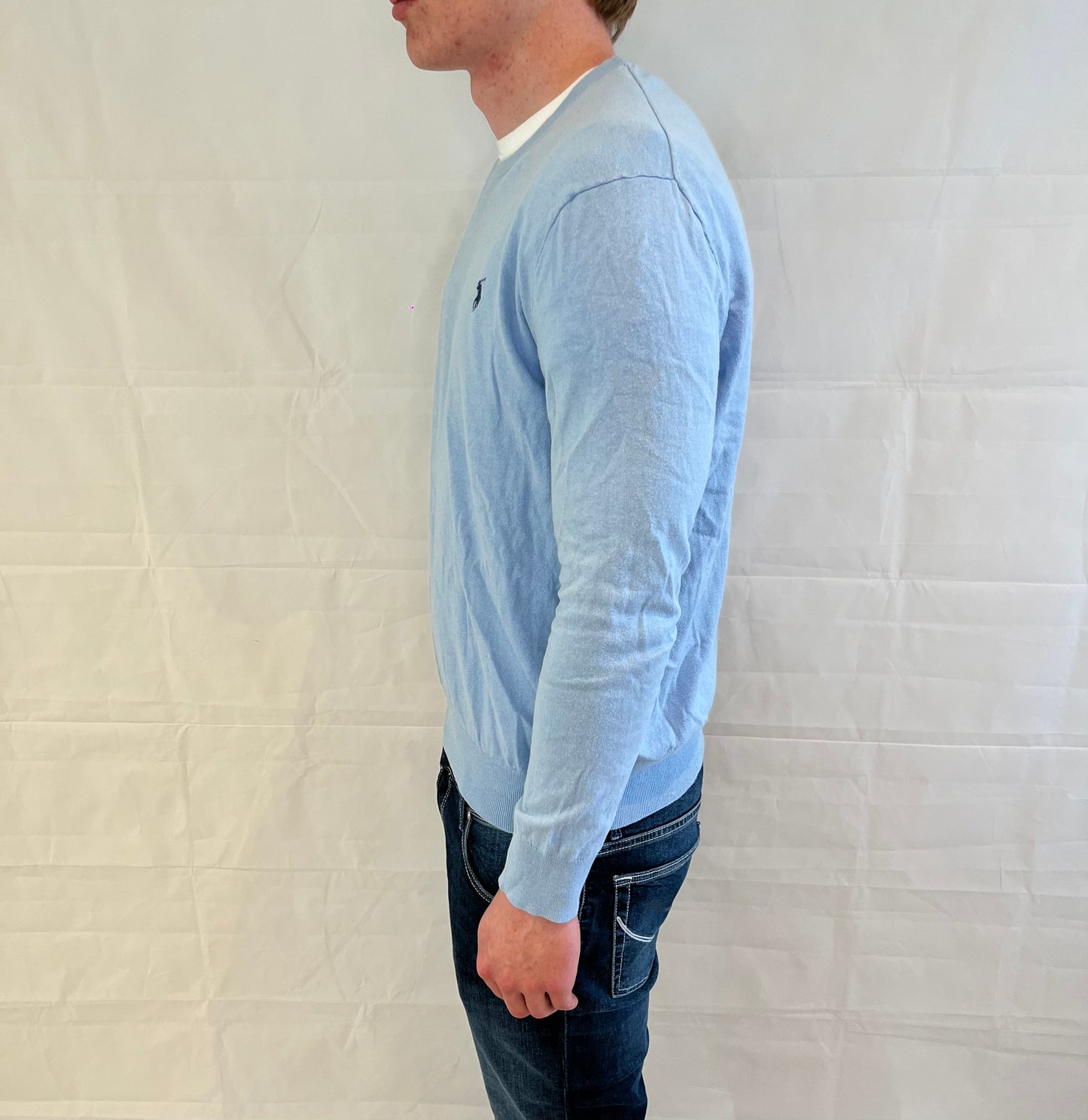 Polo Ralph Lauren Sweater Slim Fit Light Blue Men's