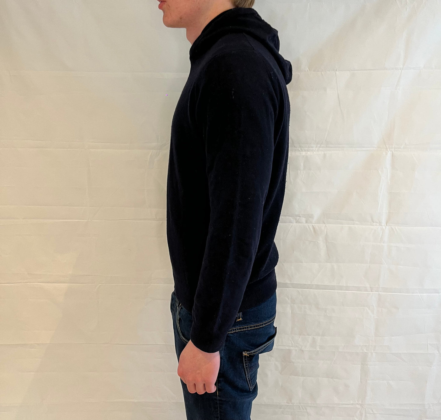 Oscar Jacobson Hoodie Blue Men's