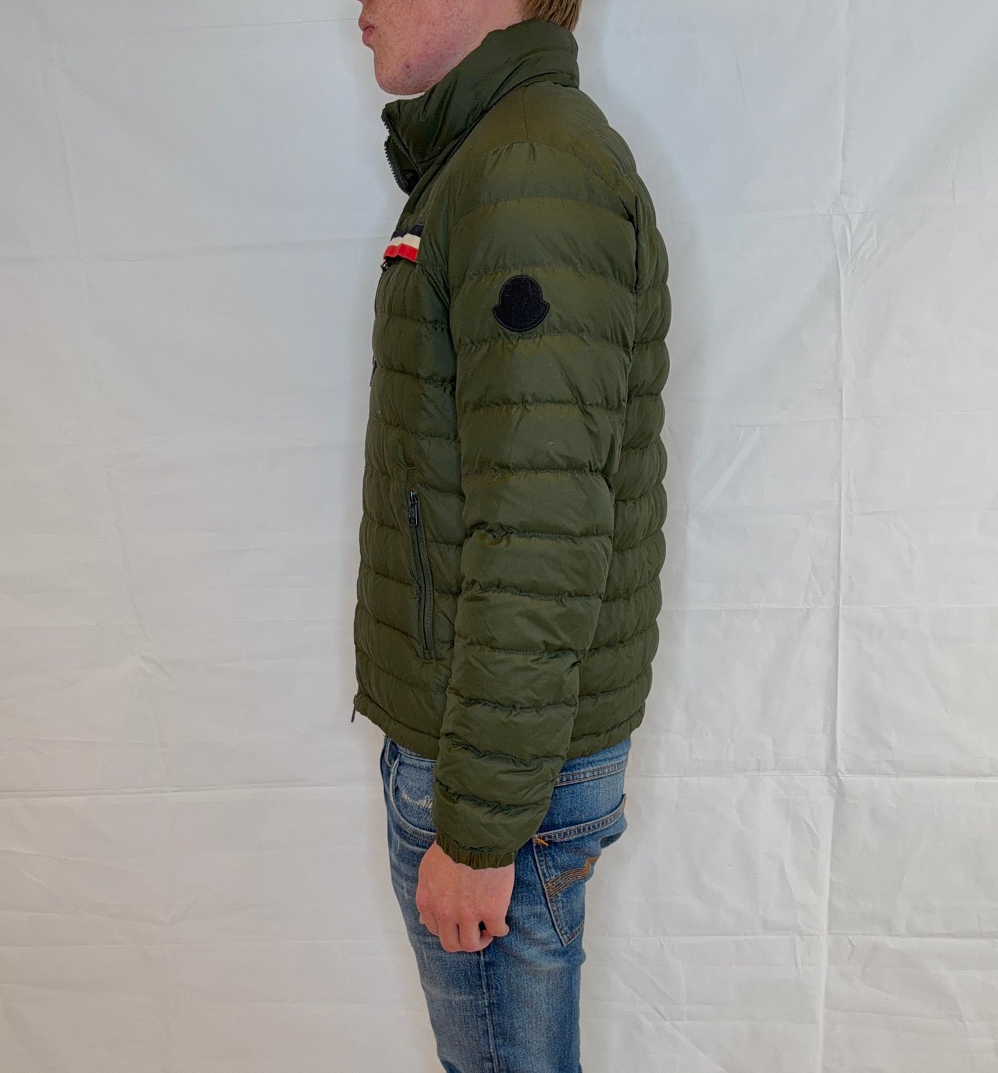 Moncler Jacket Olive Green Men's