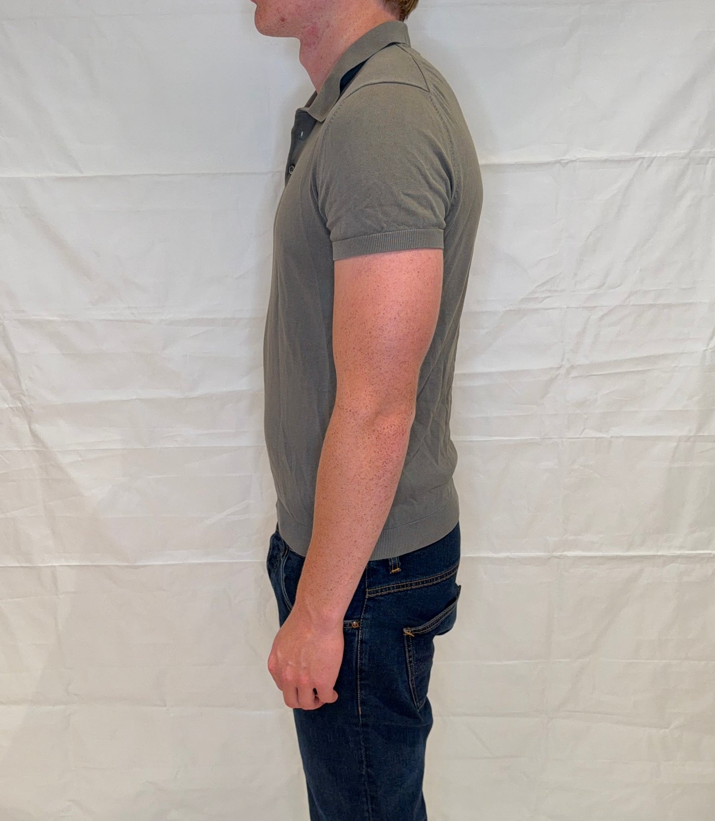 Massimo Dutti Polo Grey Men's