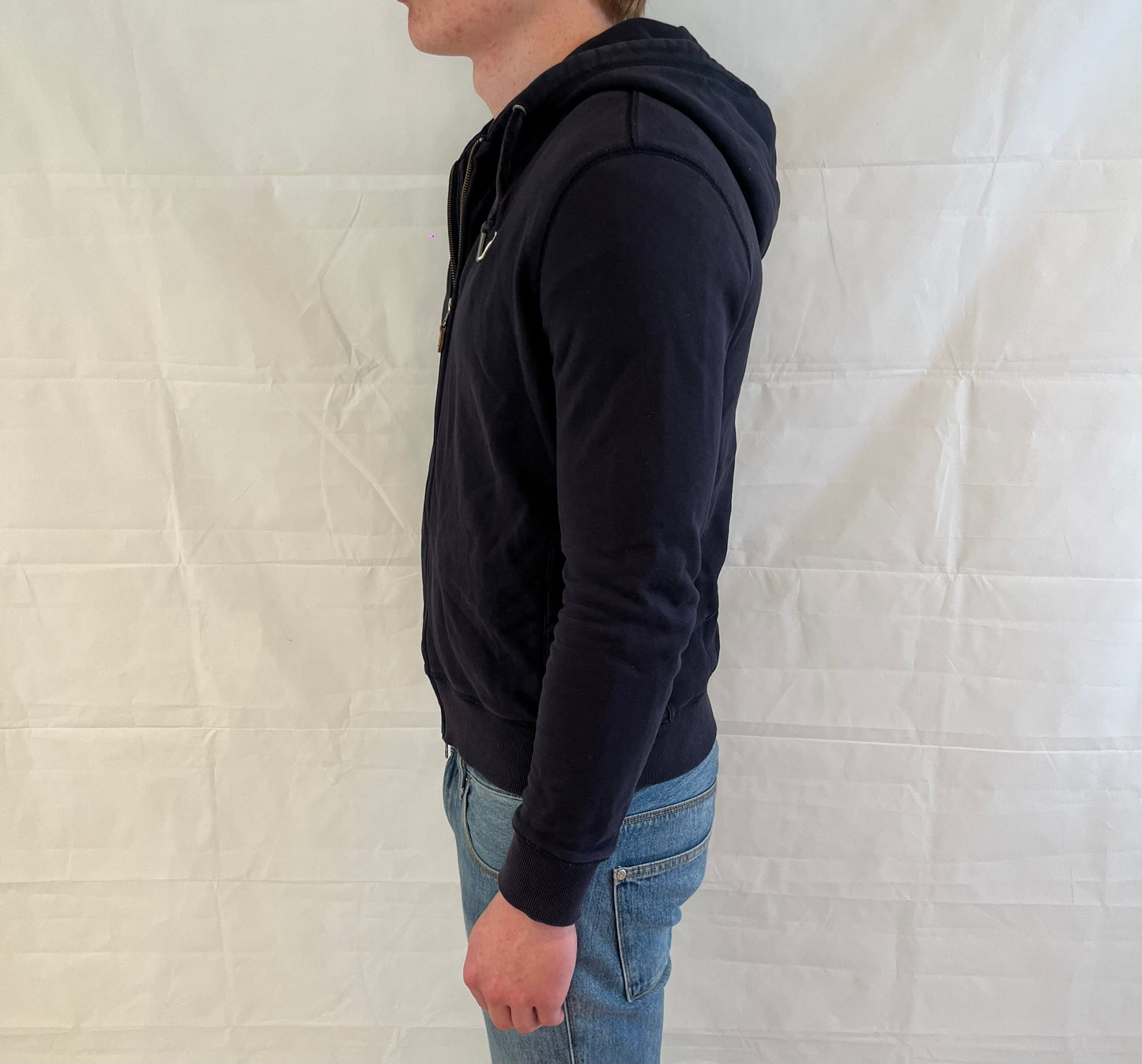 Morris Zip Hoodie Blue Men's