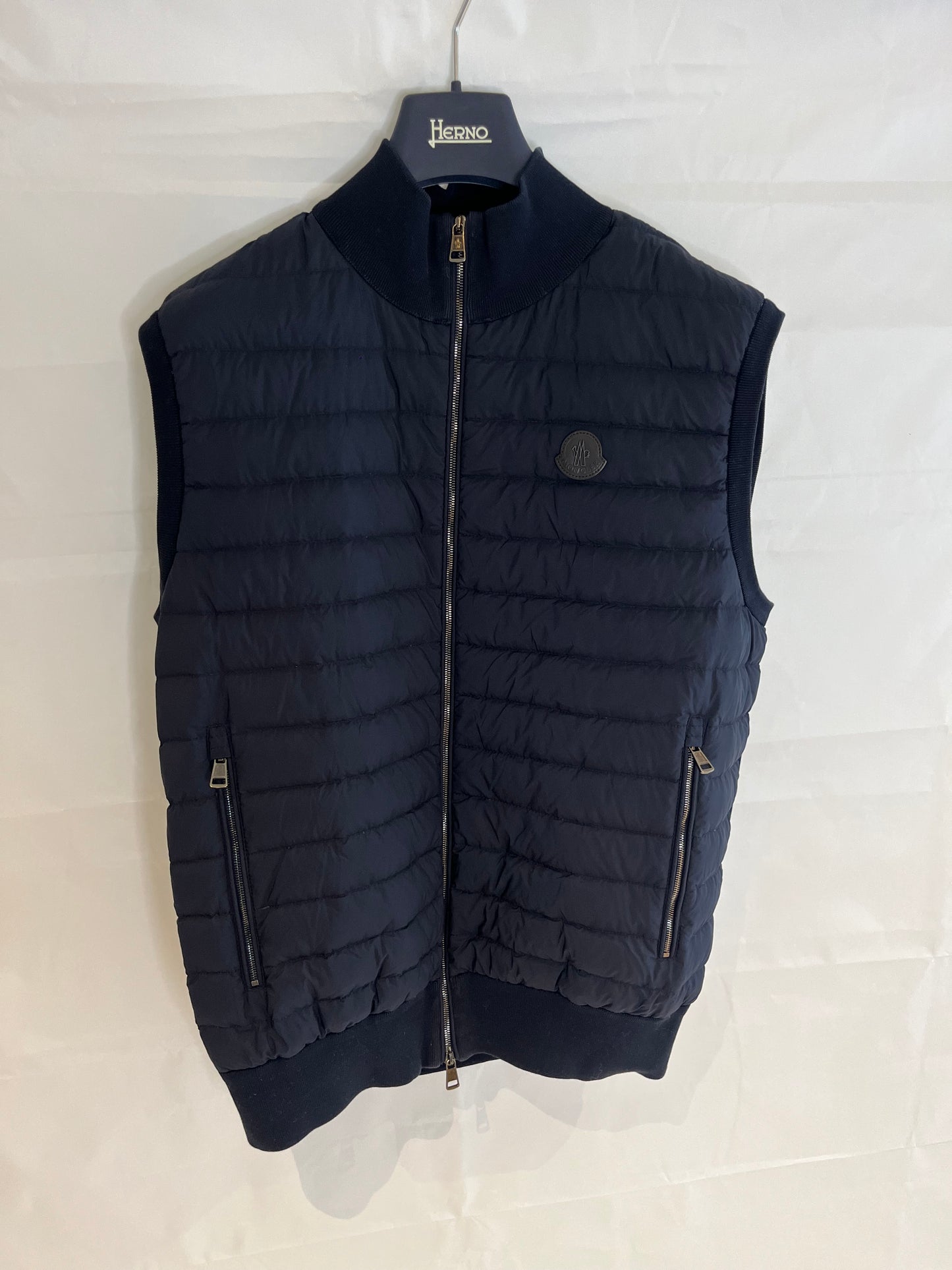 Moncler Tricot Vest Men's Blue