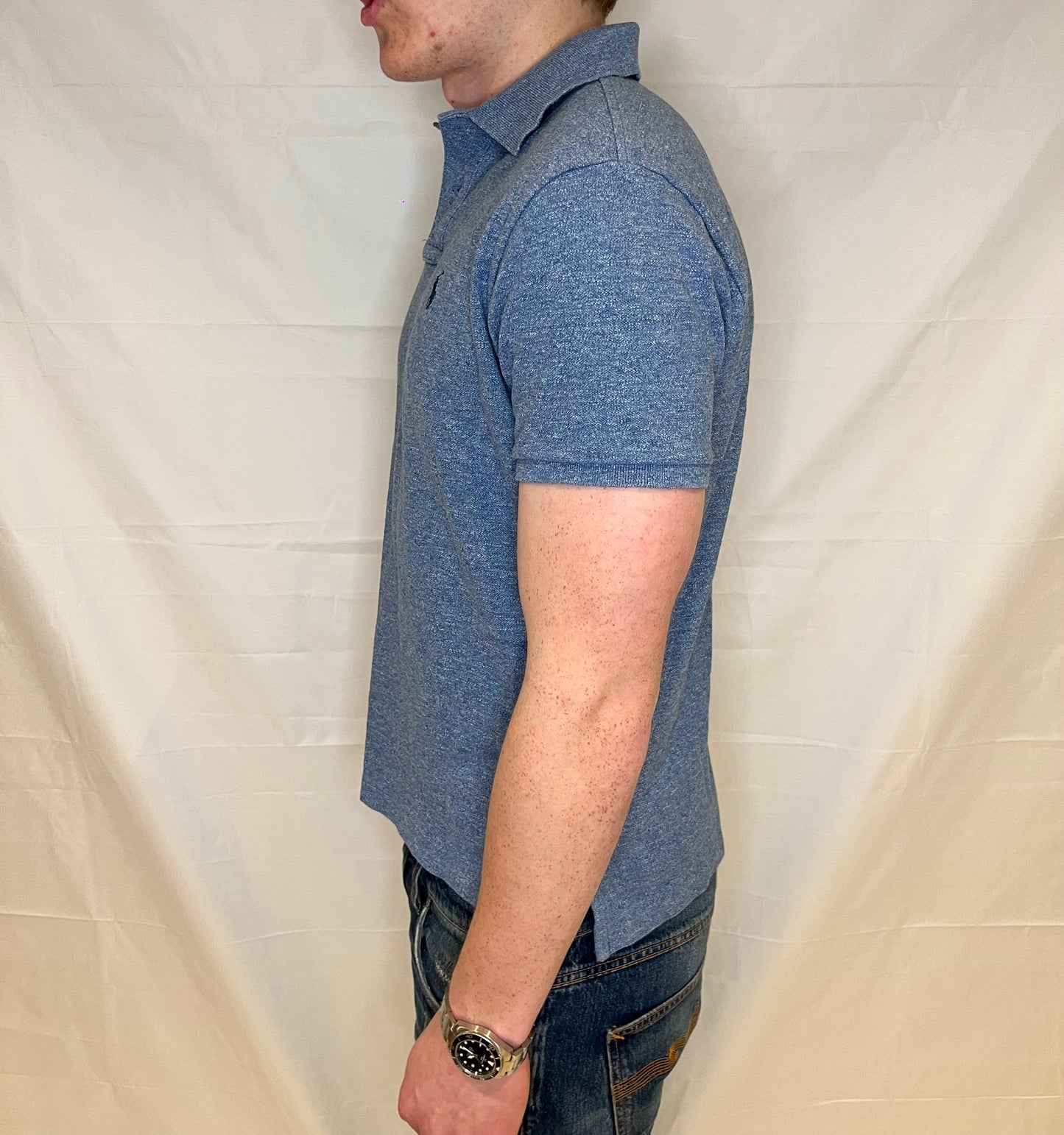 Polo Ralph Lauren Custom Slim Fit Polo Light Blue Men's