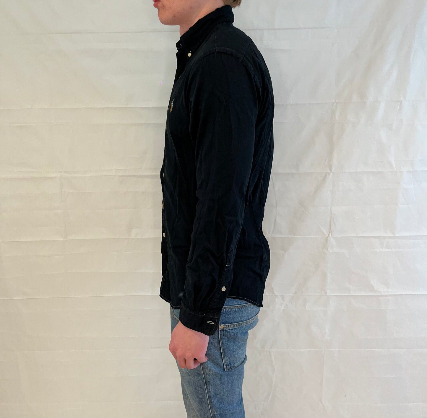 Polo Ralph Lauren Custom Fit Shirt Black Men's