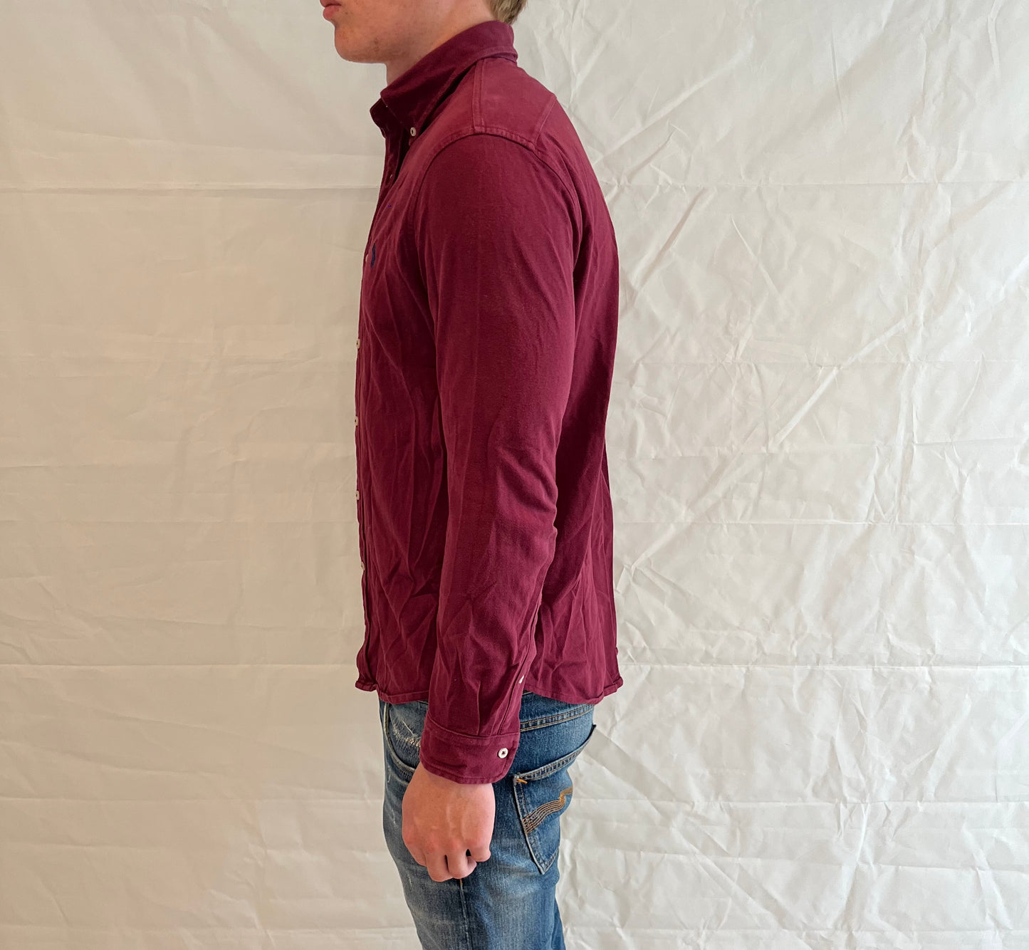Polo Ralph Lauren Featherweight Mesh Shirt Wine Red Men's