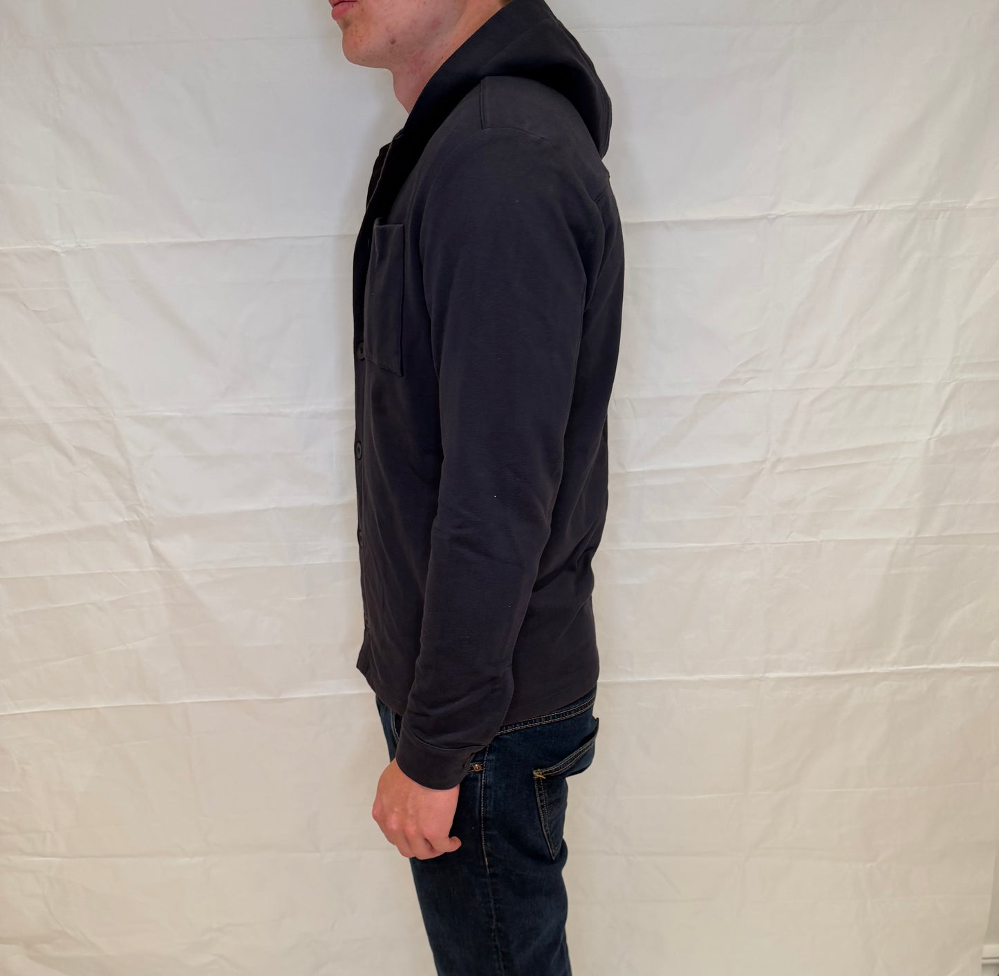 Massimo Dutti Hoodie Blue Men's
