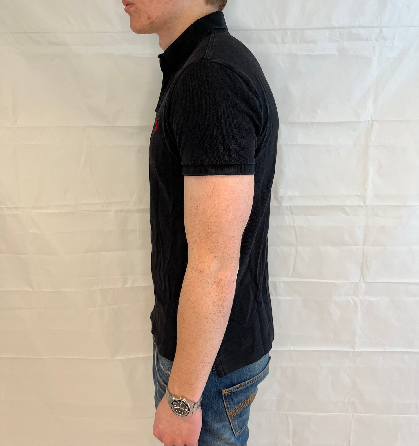Polo Ralph Lauren Slim Fit Polo Black Men's