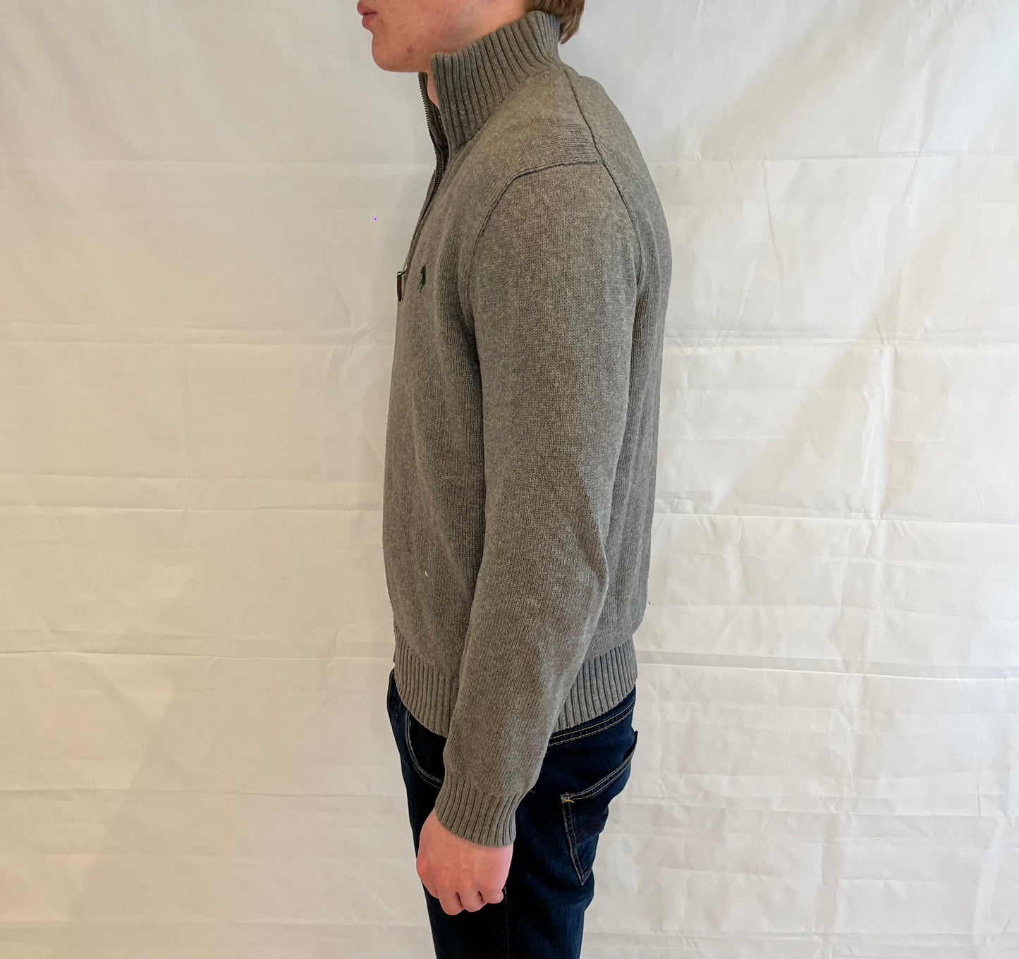 Polo Ralph Lauren Half Zip Grey Men's