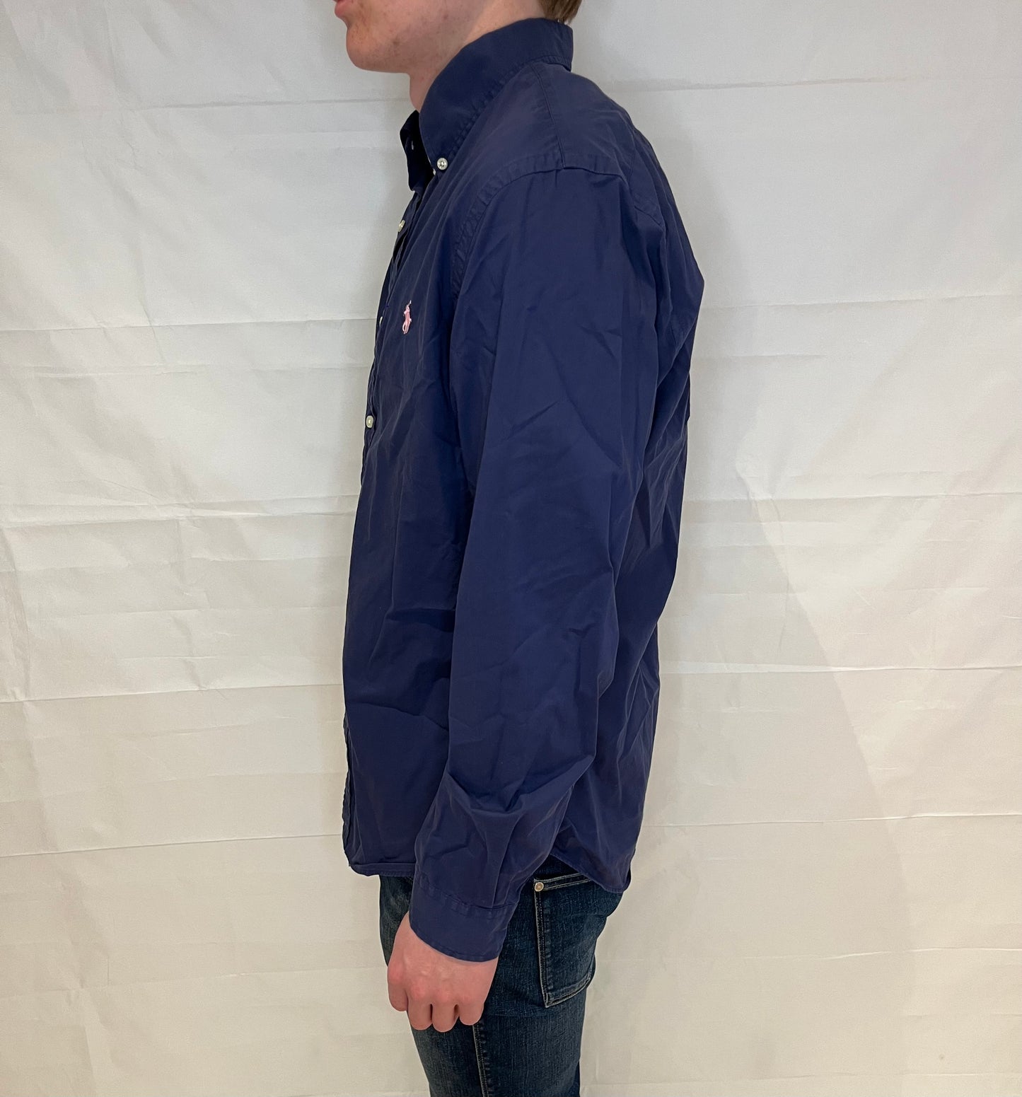 Polo Ralph Lauren Slim Fit 100% Cotton Stretch Shirt Blue Men's