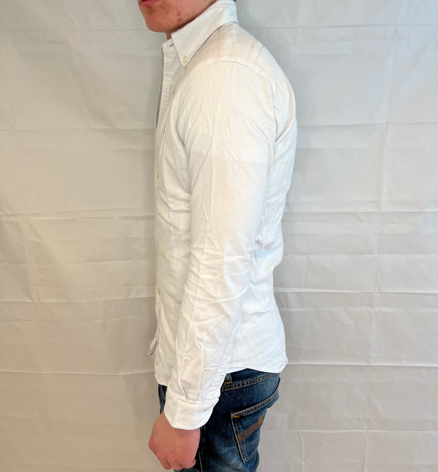 Polo Ralph Lauren Slim Fit Stretch Oxford Shirt White Men's