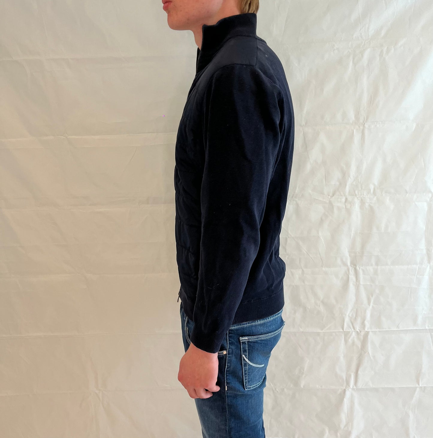 Massimo Dutti Cardigan Blue Men's