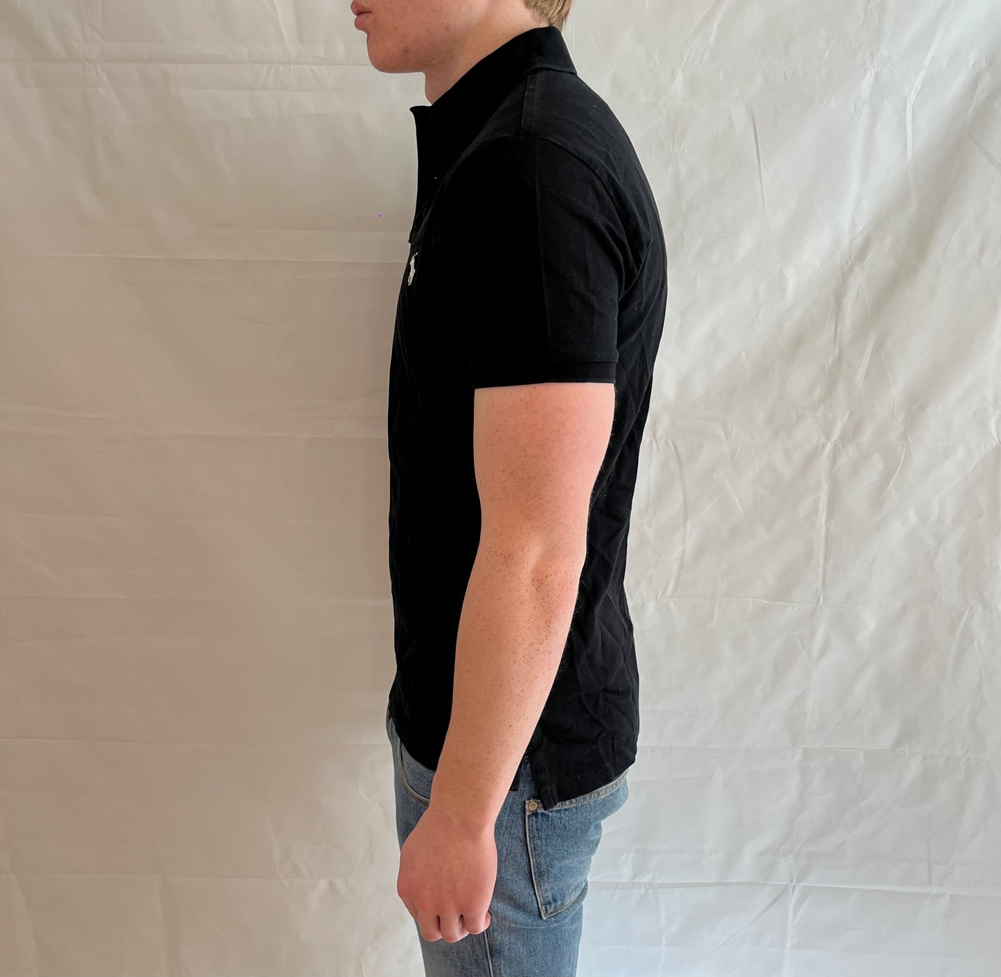 Polo Ralph Lauren Prima Stretch Mesh Polo Black Men's