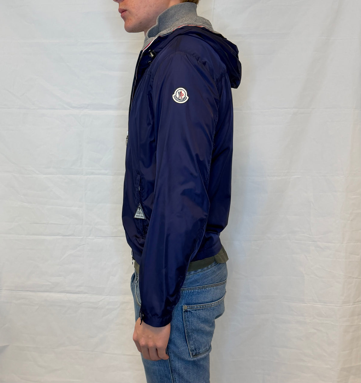 Moncler Urville Windbreaker Blue Men's
