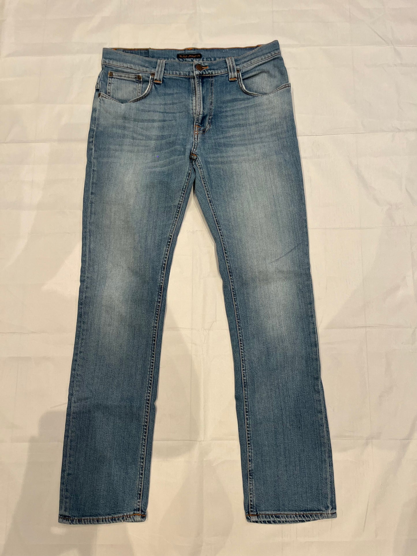 Nudie Thin Finn Jeans Light Blue Men's