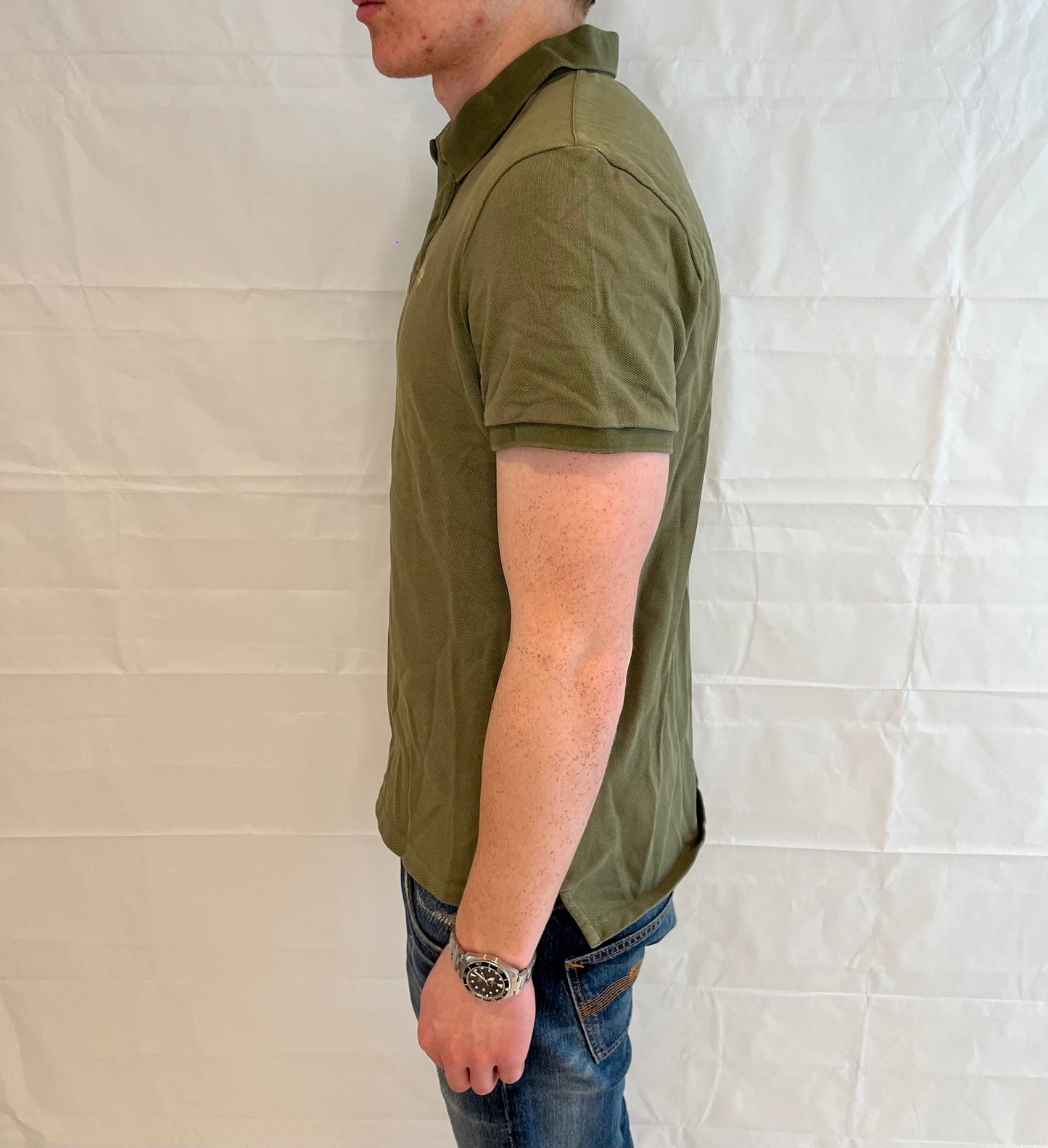 Morris Polo Olive Green Men's
