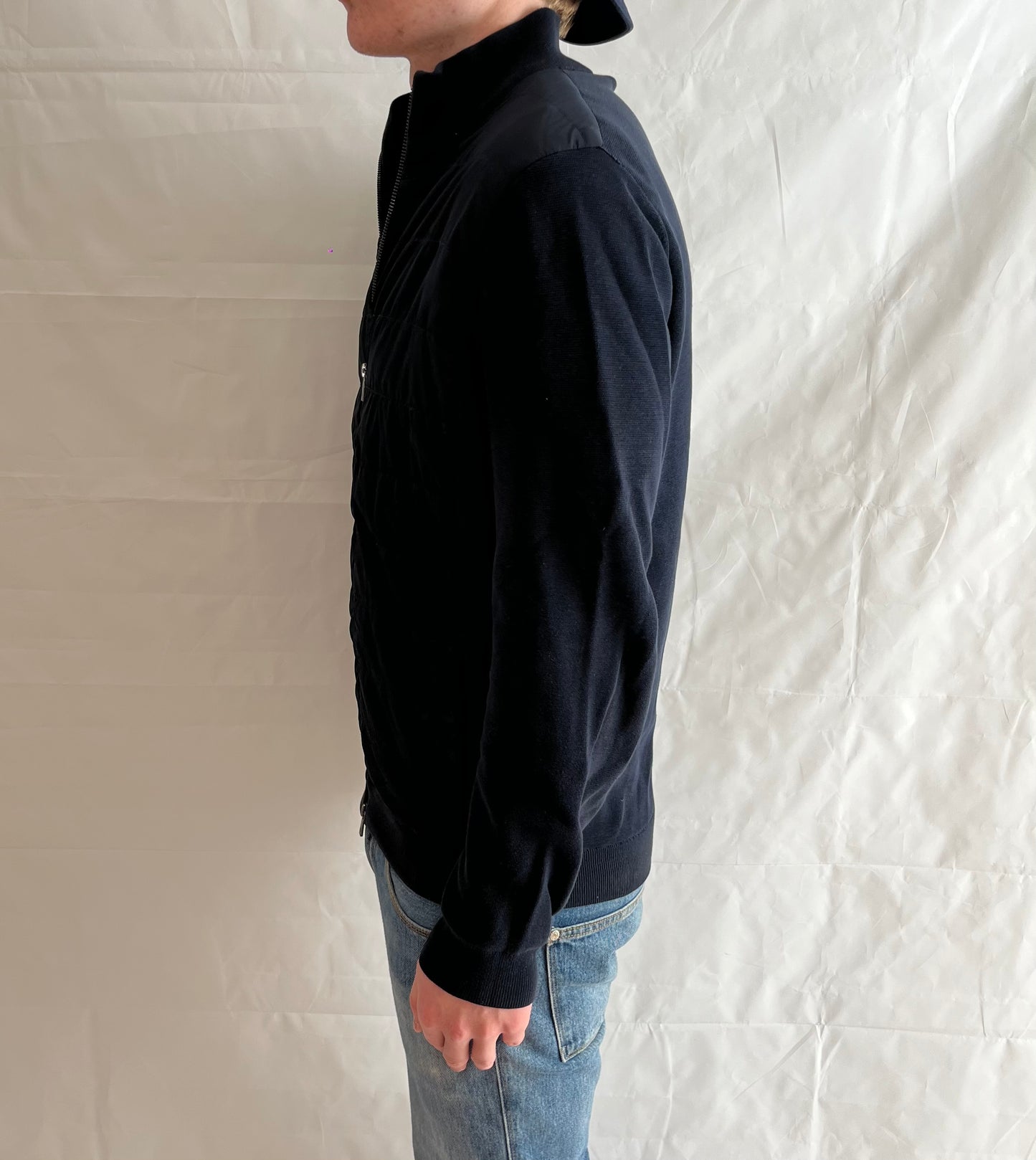 Massimo Dutti Cardigan Blue Men's