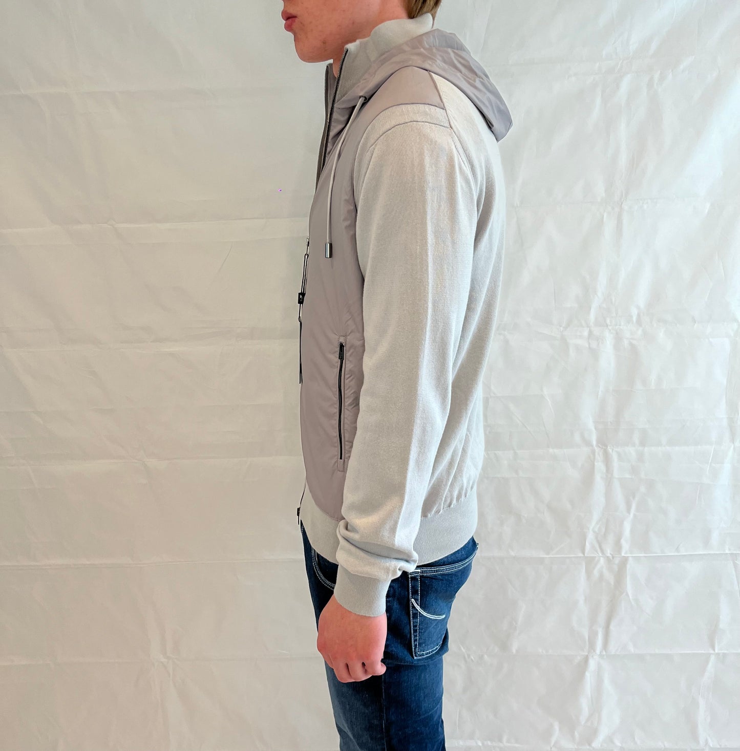 Herno Cardigan Grey Men's