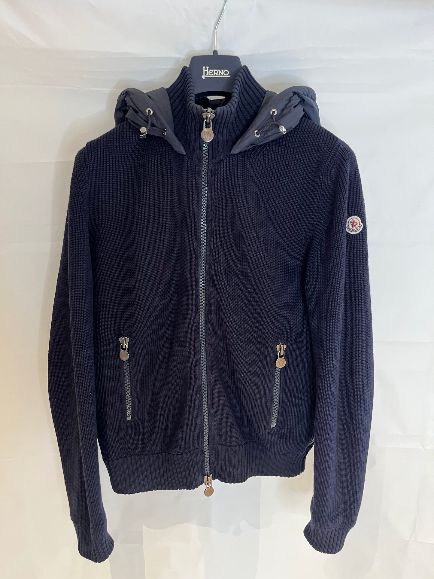 Moncler Tricot Cardigan Men's Blue