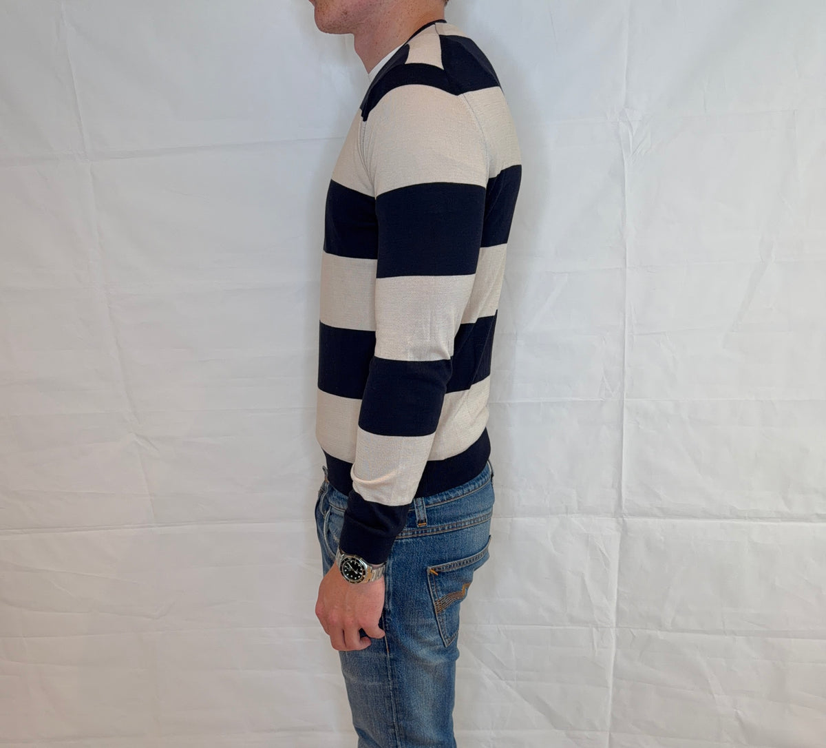 Falconeri Sweater Striped Men's