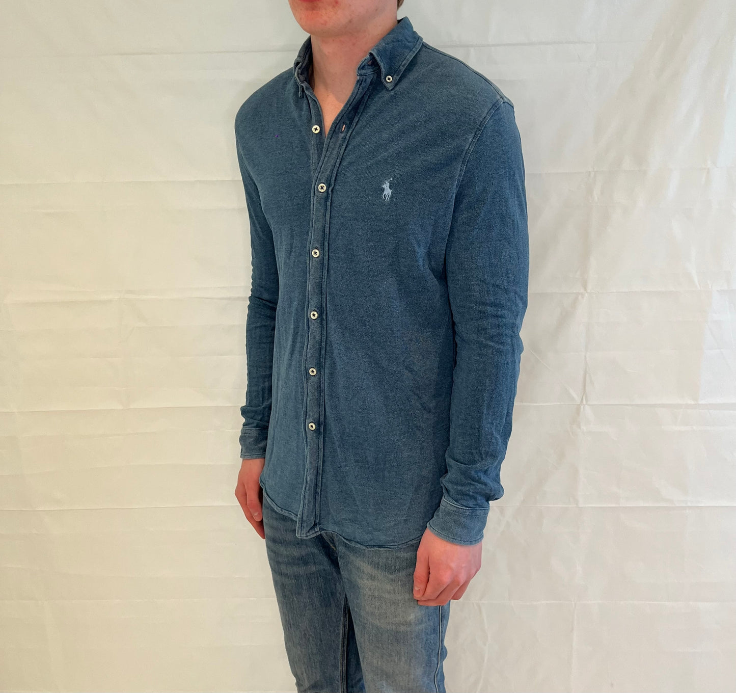 Polo Ralph Lauren Featherweight Mesh Shirt Blue Men's