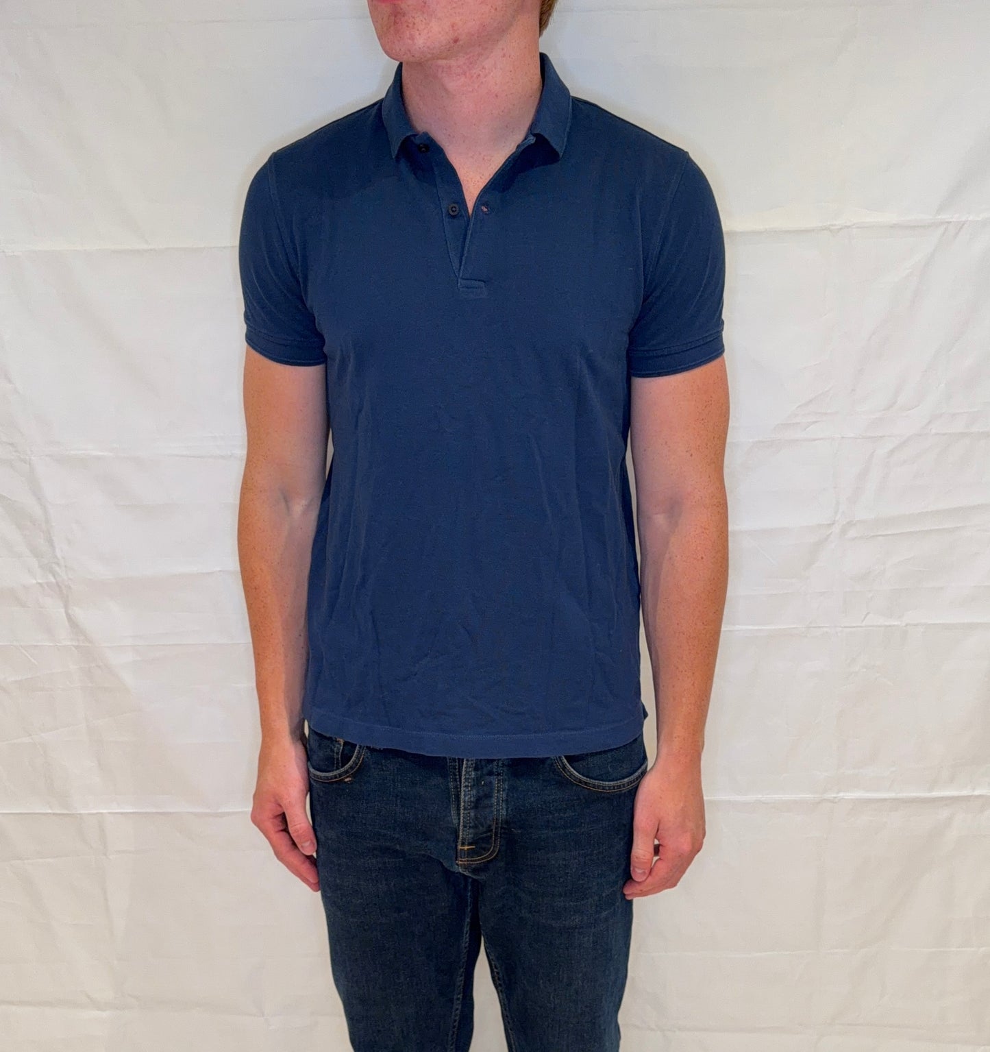 Massimo Dutti Polo Blue Men's