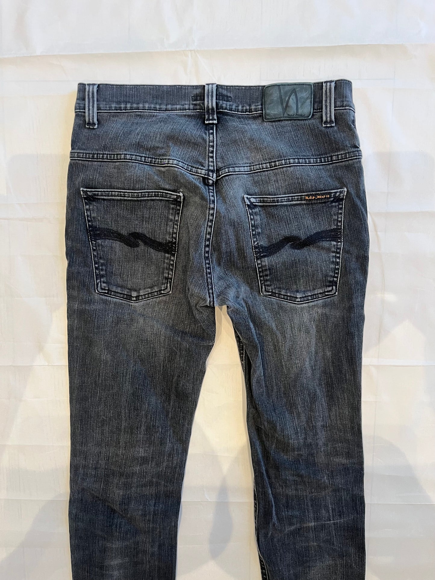 Nudie Thin Finn Jeans Black Men's