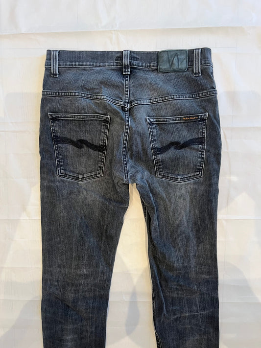 Nudie Thin Finn Jeans Black Men's