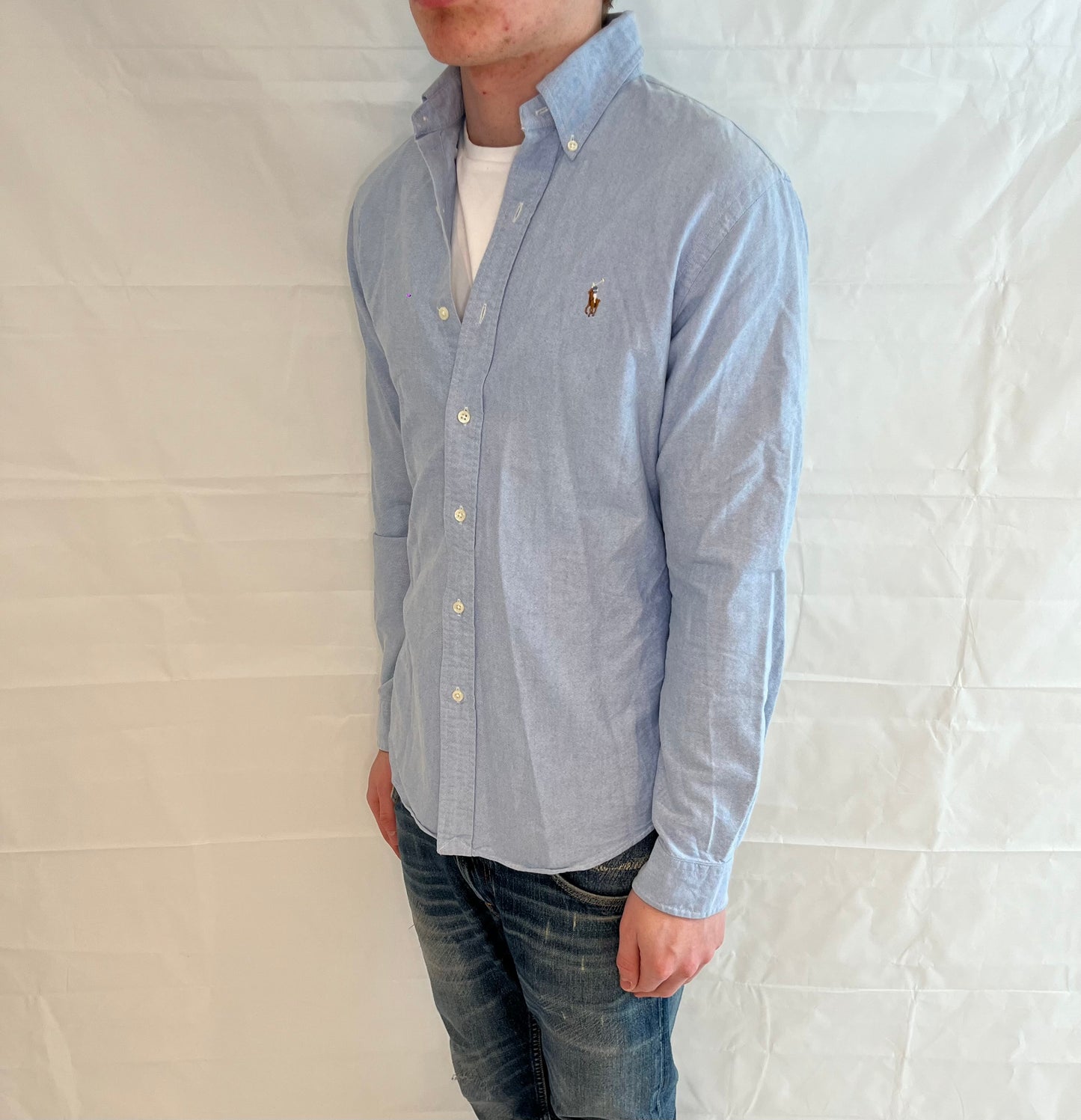 Polo Ralph Lauren Slim Fit Shirt Light Blue Men's