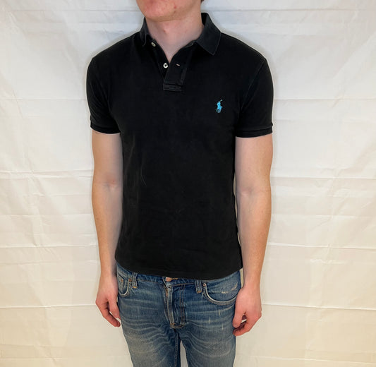 Polo Ralph Lauren Slim Fit Polo Black Men's
