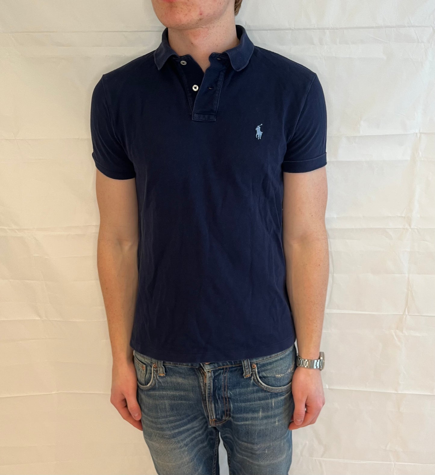Polo Ralph Lauren Custom Slim Fit Polo Blue Men's