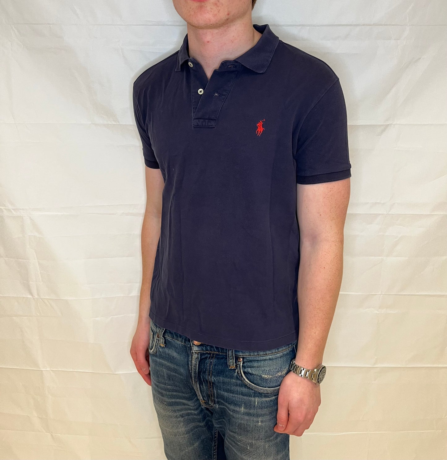 Polo Ralph Lauren Custom Fit Polo Blue Men's