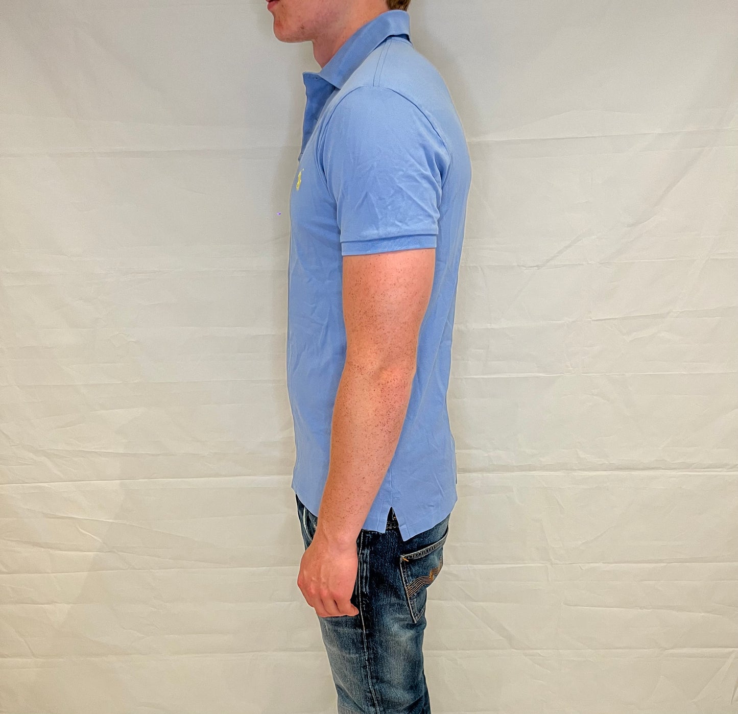 Polo Ralph Lauren Prima Stretch Mesh Polo Light Blue Men's