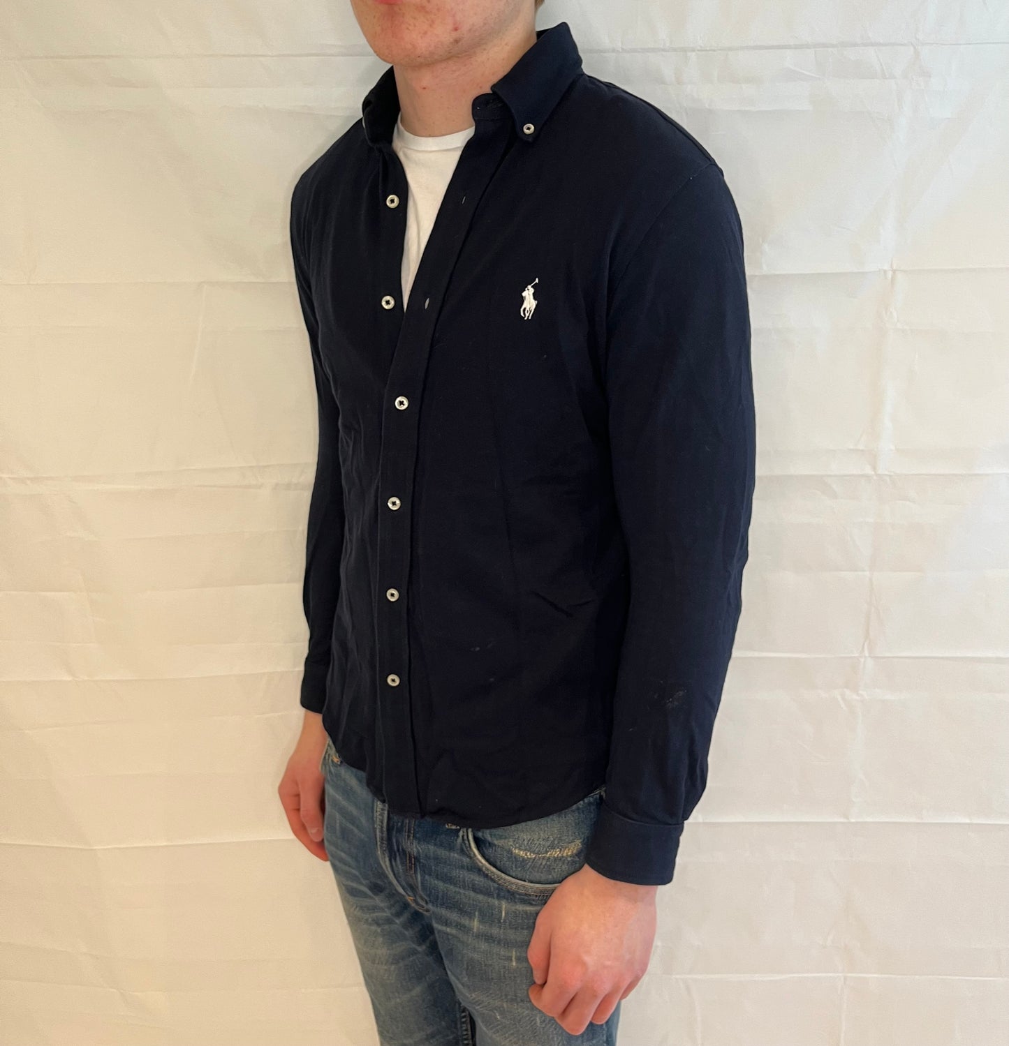 Polo Ralph Lauren Featherweight Mesh Shirt Blue Men's
