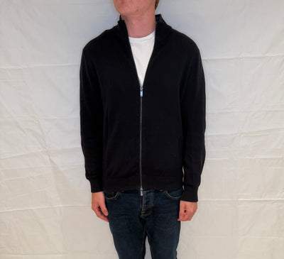 Massimo Dutti Full Zip Blue Men's