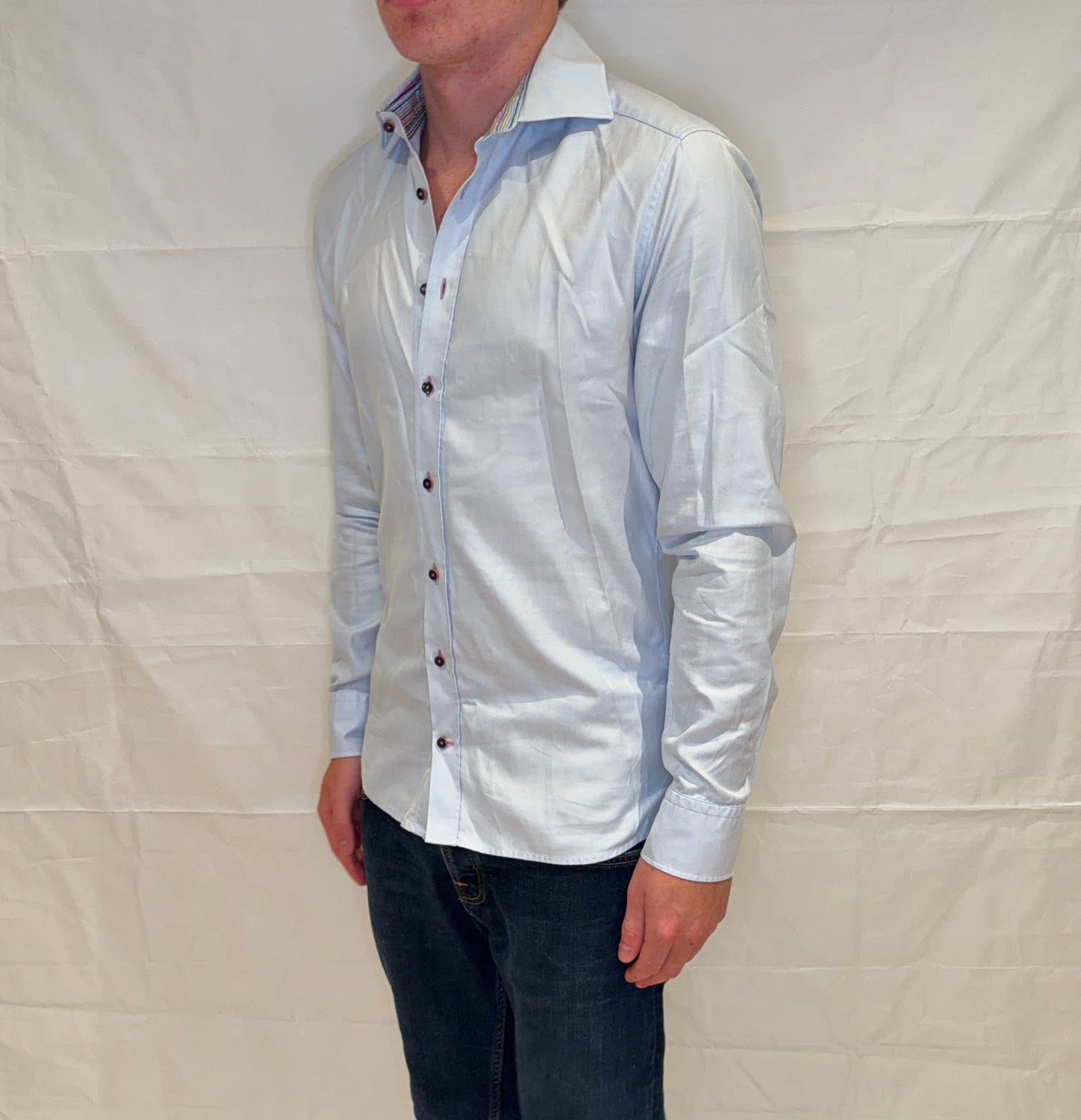 Stenströms Shirt Light Blue Men's