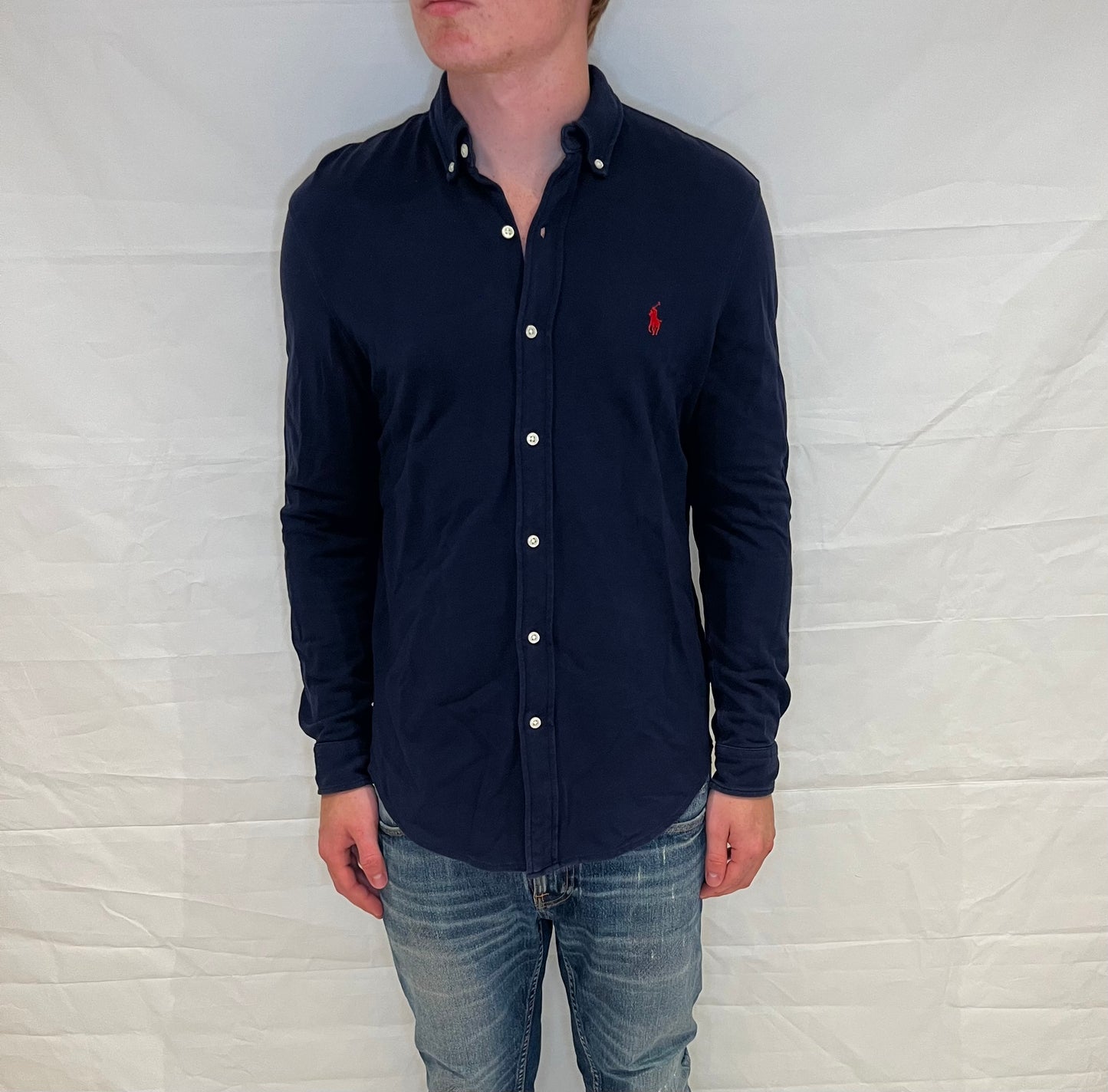 Polo Ralph Lauren Featherweight Mesh Shirt Blue Men's