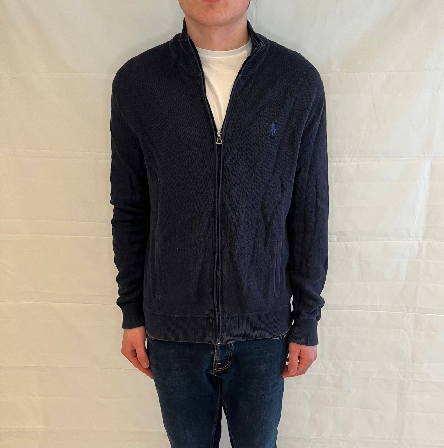 Polo Ralph Lauren Full Zip Cardigan Blue Men's