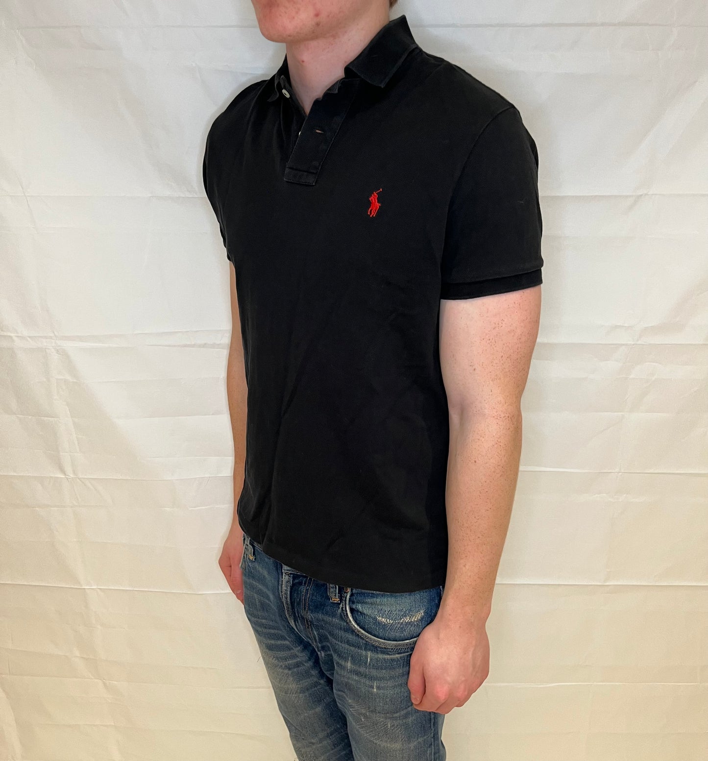 Polo Ralph Lauren Custom Slim Fit Polo Black Men's