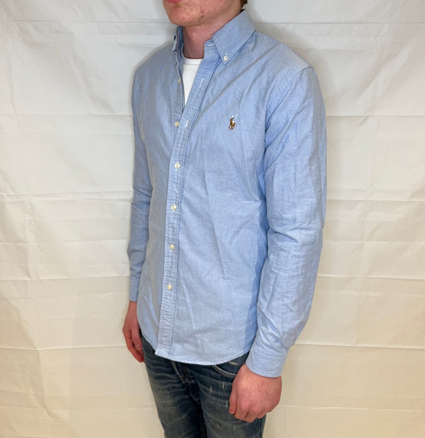 Polo Ralph Lauren Slim Fit Shirt Light Blue Men's