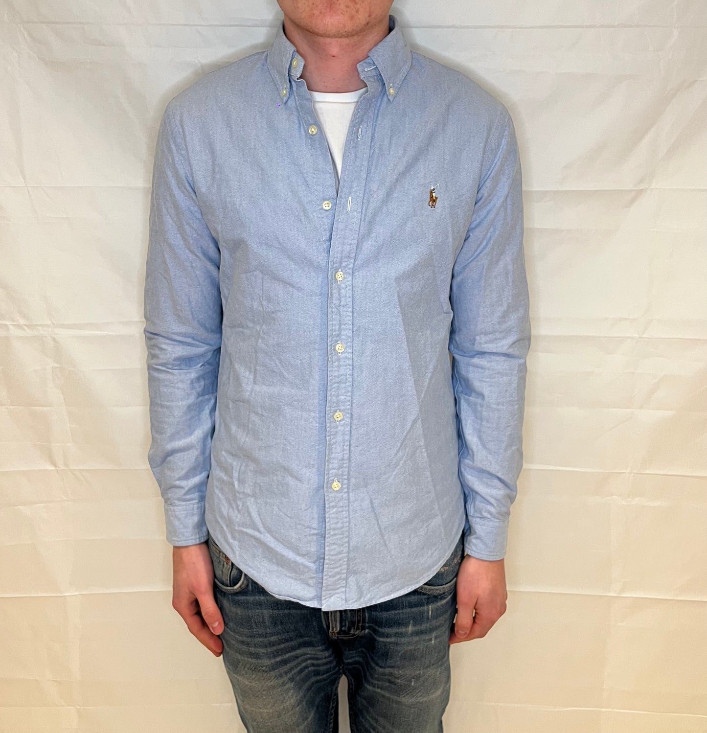 Polo Ralph Lauren Slim Fit Shirt Light Blue Men's