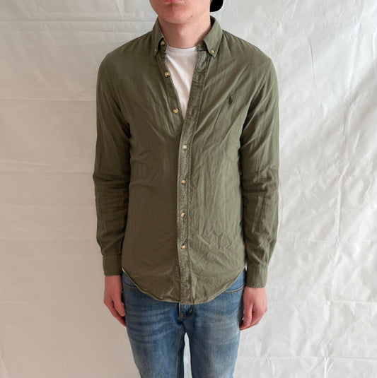 Polo Ralph Lauren Slim Fit Shirt Olive Green Men's