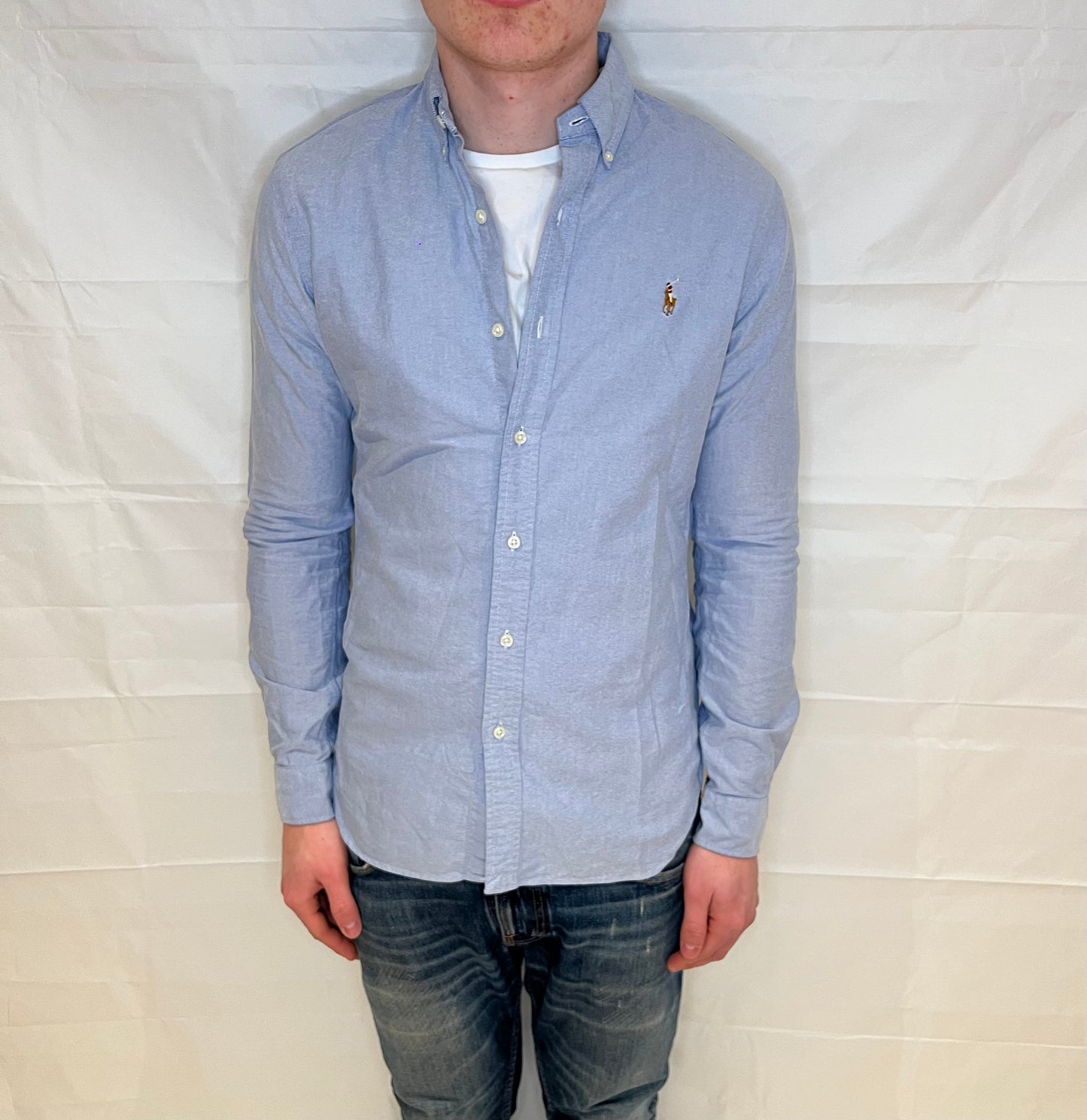 Polo Ralph Lauren Slim Fit Shirt Light Blue Men's