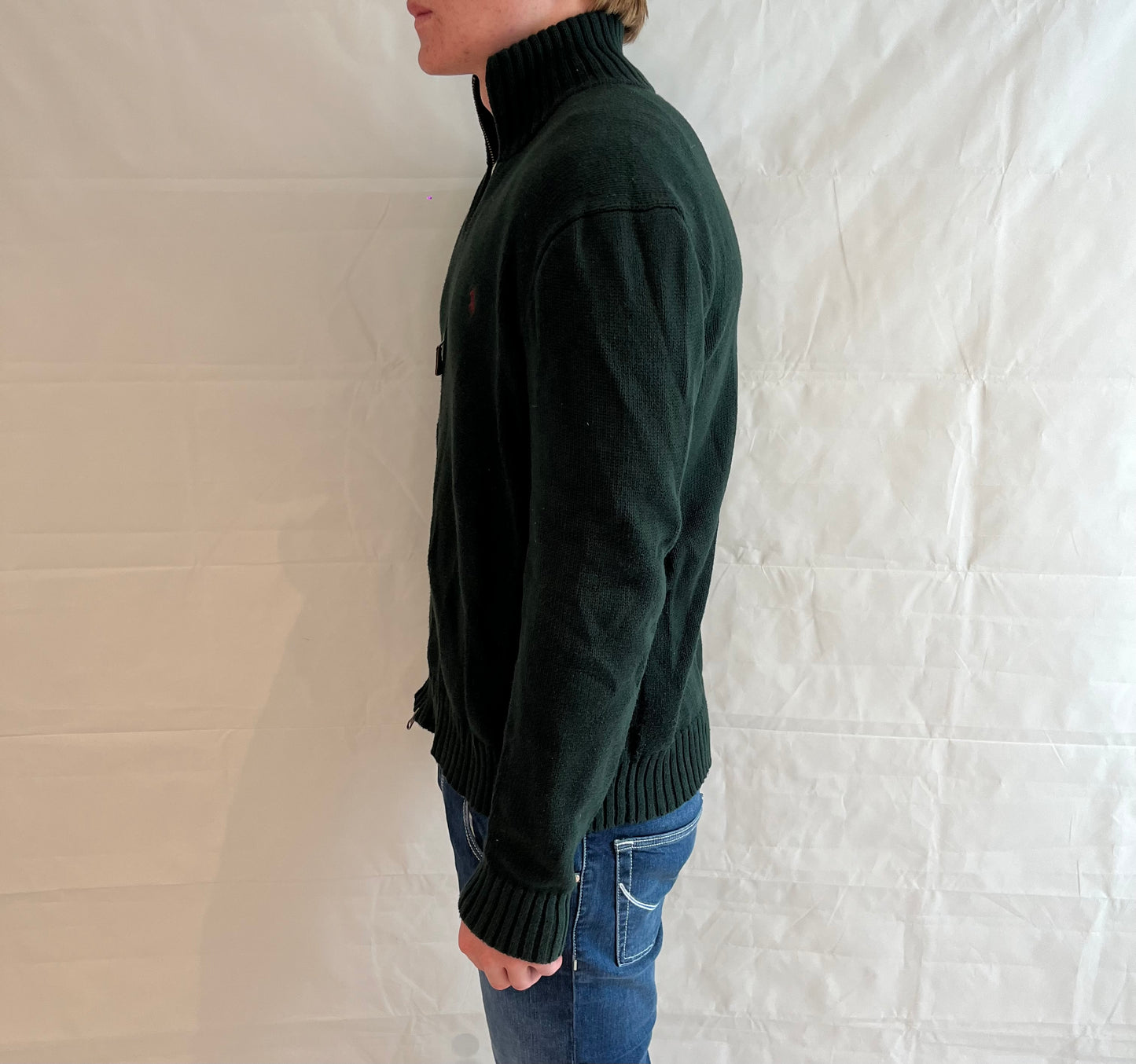 Polo Ralph Lauren Full Zip Cardigan Green Men's