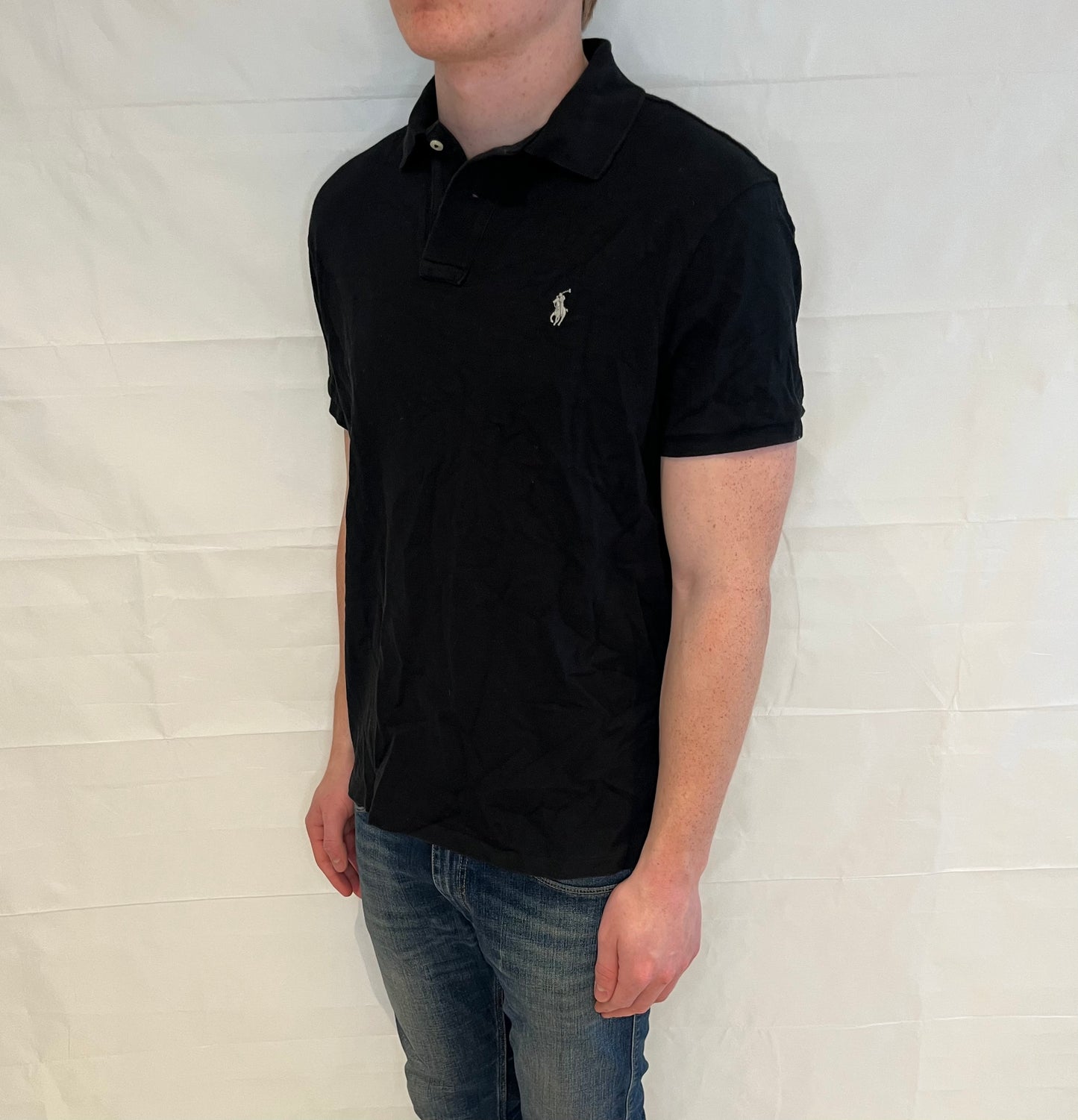 Polo Ralph Lauren Custom Slim Fit Polo Black Men's